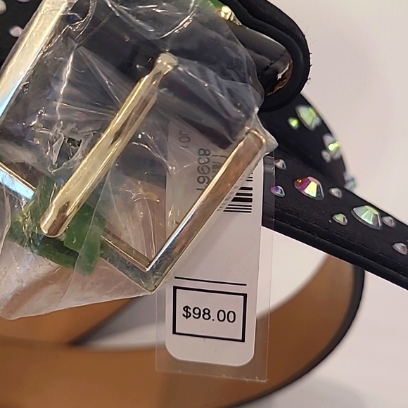 Kate Spade Black Studded Belt - Picture 2 of 3